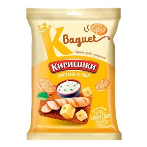 Сухарики Кириешки Багет СМЕТАНА и СЫР 50 гр ВС125 1/32