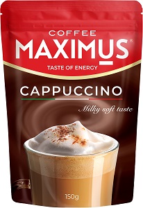 Коф Напиток Максимус Cappuccino 150г м/у 1/16