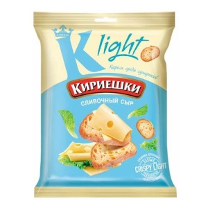 Сухарики Кириешки Лайт СЛИВОЧНЫЙ СЫР 33 гр БС509 1/50