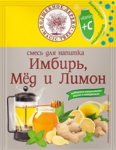 Волшебное Дерево Для напитка имбирь, мед, лимон 35гр 1/25
