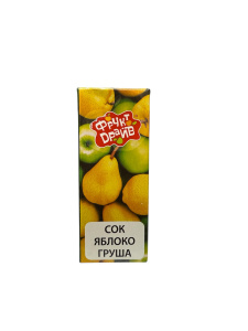 Сок ГОСТ ФруктДрайв 0,2л Яблоко-Груша (Без ШТРИХ КОДА) 1/27