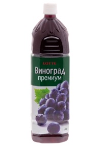 Сок Лотте Ю.Корея 1,5 л Виноград осветл Напиток 40% 1/12