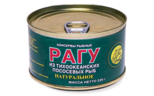 Лосось Рагу  Легенда Море (Legenda More) по-камчатски с овощами, ключ 240 гр 1/24