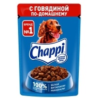Чаппи 85 гр ГОВЯДИНА ПО-ДОМАШ 1/28