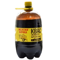 Вода Квас ЖЕЛТАЯ БОЧКА 2,5 л  ПЭТ 1/4