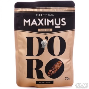 Кофе ДР Максимус DORO 70г Дой-пак 1/40