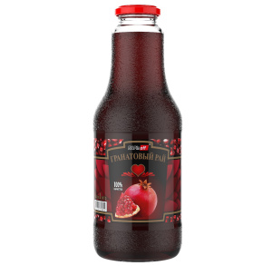 Сок БАРИНОФФ 1 л Гранатовый Нектар ст/б 1/8