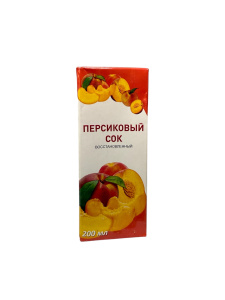 Сок ГОСТ Нектар 0,2л Персик 1/27