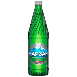 Вода Нарзан газ. 0,45 л стекло 1/20 (ЧЗ)
