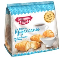 Круассаны  МИНИ Яшкино 180гр СЛИВОЧН.КРЕМ ЯК101 1/8