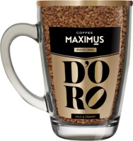 Кофе ДР Максимус стеклянная кружка 70гр DORO