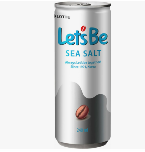 Напиток Ю.Корея Кофе Lets be 240гр Морская соль ж/б 1/30