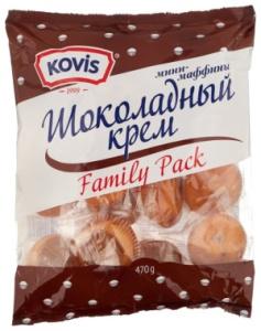 Мини -маффины Ковис 470г шоколад 1/6