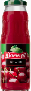 Сок БАРИНОФФ нектар 0,25 л Вишневый  ст/б 1/12
