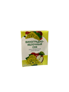 Сок ГОСТ Нектар 0,2л Яблоко-Виноград 1/27