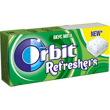 Жев резинка Орбит Refreshers без сахара Мята 1/12