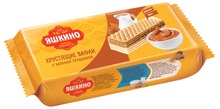 Вафли фас Яшкино 300гр С ВАРЕНОЙ СГУЩЕНКОЙ ЯВ162 1/15