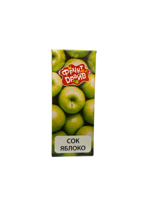 Сок ГОСТ ФруктДрайв 0,2л Яблочный (Без ШТРИХ КОДА) 1/27
