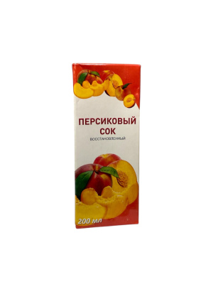 Сок ГОСТ Нектар 0,2л Персик 1/27